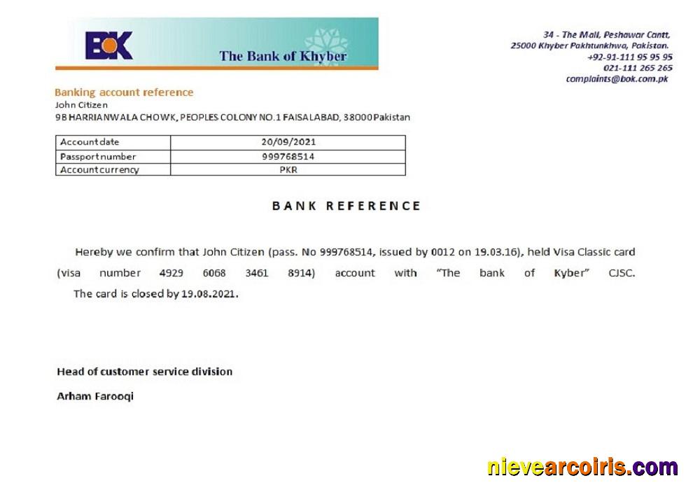 Pakistan Khyber bank closure reference